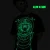 Trending Luminous T Shirt Printing Streetwear Glow in the Dark T-shirt Reflective Glowing Custom High Quality t Shirt Men