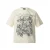 Men's Casual 100% Cotton Oversized Street Wear T-shirt Custom Graphic DTG Logo Digital Printing Solid Pattern Hip Hop Short