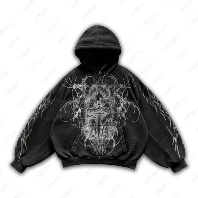 Hot Sale New Fashionable Hoodie Custom Printing Logo Streetwear 100% Cotton Acid Washed Free Style men's hoodies sweatshirts