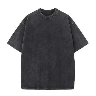 Dtg Print Streetwear Graphic Tees Blank Tshirt Plus Size Men'S Clothing Acid Wash T-Shirt Mens Custom Vintage Oversized T Shirts
