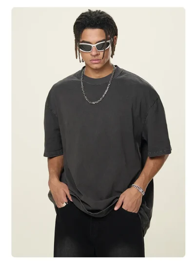 Wholesale Top Quality New Style Brand Fashion Designer T Shirt Men Trendy Loose Printed Customized T Shirt Casual Sports T-shirt