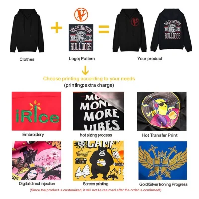 High Quality Stringless Hoodie Pullover Thick Fleece Oversize Loose Custom 350gsm Cropped Hoodie Plus Size Men's Hoodies