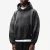 Heavyweight Custom Oversized Fleece Blank Plain Streetwear Vintage Acid Wash Pullover Distressed Pocket Hoodies Huddies for Men