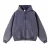 Custom High Quality Streetwear Hoodie Fleece Blank up Vintage Double Layer Acid Wash Sun Faded Distressed Pockets Hoodies
