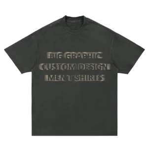 Oem Wholesale Customize Print Cotton Short Sleeve T Shirts High Quality Round Neck Men's T-shirts