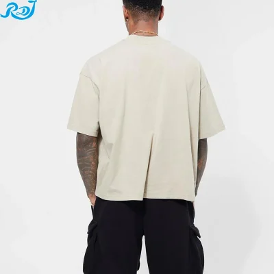 Custom230gsm T Shirt for Men Blank Heavy Weight Oversized Shirts Unisex Printing Men's Women's T-Shirts
