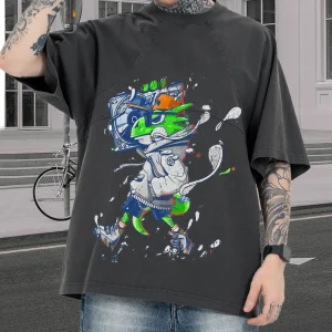 Designer Clothes Men Heavy Cotton T-shirt Screen Printing Oversized t Shirt Manufacturing