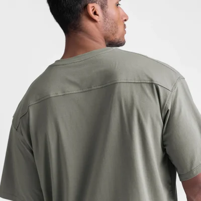 230g Custom Shirt Printed Logo Loose Blouse Shirt Fashion Tee Tops Heavyweight T-shirt for Man 100% Cotton