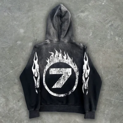 High Quality Heavyweight Acid Wash Sweatpants and Hoodie Set Custom Logo Vintage Tracksuit Training Wear Terry Unisex Hoodies