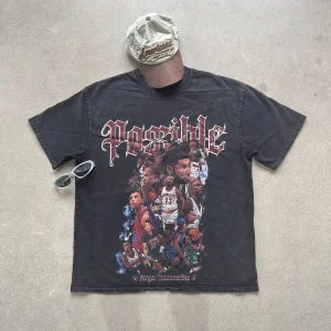 Wholesale Top Quality New Style Brand Fashion Designer T Shirt Men Trendy Loose Printed Customized T Shirt Casual Sports T-shirt
