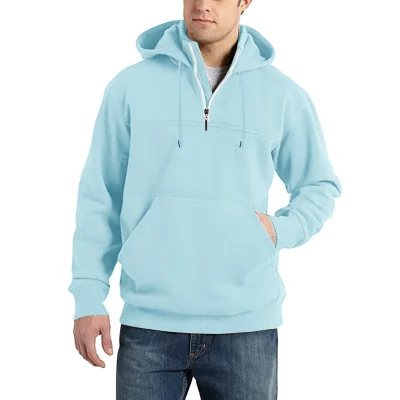 Wholesale Men's Hoodies & Sweatshirts Custom Plain Hoodies Blank Cotton Polyester Men Plus Size Oversized Zipper Men Hoodie