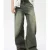 High Street Retro Straight Jeans Men's Slacks Basic Style Loose Jeans Cargo Men Casual Trousers Wide Legs Men's Pants