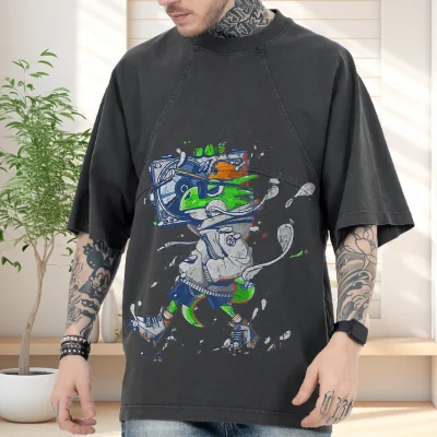 Designer Clothes Men Heavy Cotton T-shirt Screen Printing Oversized t Shirt Manufacturing