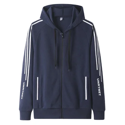 Men's Hoodie Zip up Hoodies Clothing Hood Sweatshirts Zipper Hooded Athletic Sportswear Sport Spring Autumn Winter Fall for Male