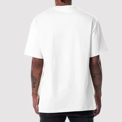 Custom Men's Screen Print T-shirt Heavyweight Cotton T Shirt Oversized Style Drop Shoulder t Shirt