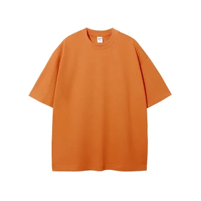 Heavyweight 100% Cotton Puff Printed T-Shirt for Men Custom Logo Design Short Sleeve Luxury O-Neck Mens Tshirt