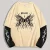 Streetwear Manufacturer Men's Graphic T Shirt Printed Long Sleeve T-Shirt Drop Shoulder Double Layer Tshirts for Men