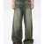 High Street Retro Straight Jeans Men's Slacks Basic Style Loose Jeans Cargo Men Casual Trousers Wide Legs Men's Pants