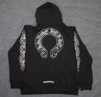 Luxury Designer Brand Custom Zipup Hoodie Manufacture Men Zip up Hoodies Black Chrome Zipper Heavywight Men Hoodies with Zipper