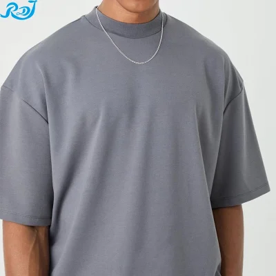 Custom230gsm T Shirt for Men Blank Heavy Weight Oversized Shirts Unisex Printing Men's Women's T-Shirts