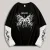 Streetwear Manufacturer Men's Graphic T Shirt Printed Long Sleeve T-Shirt Drop Shoulder Double Layer Tshirts for Men