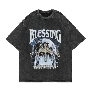 T Shirt Manufacturers Custom Men DTG Printed Graphic Heavy Cotton Stone Acid Washed Vintage T-shirts