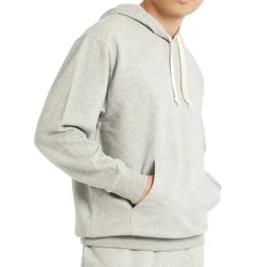 Wholesale Flat 100% Cotton Pull-over Hoodie Men's High-quality Blank Hoodie Custom logo