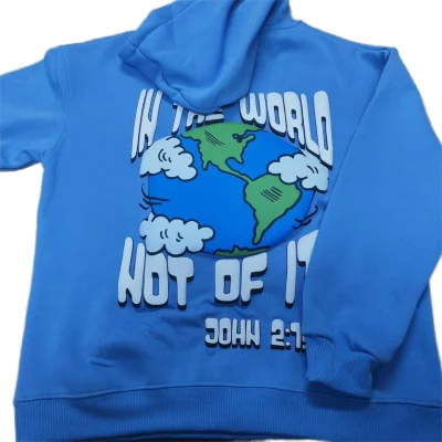 OEM High Quality Oversized Plus Size Cotton Hoody Anime Unisex Winter Custom Foam 3D Puff Print logo Men Pullover Hoodie for Men