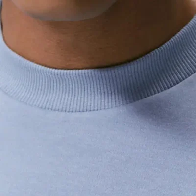 Men's Oversized Drop Shoulder Rib O-Neck T-Shirt High Quality Heavy Cotton Custom Logo Design 100% Cotton Formal Style