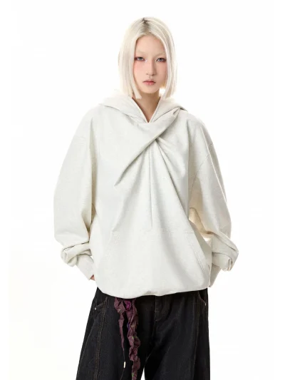 Customizable Print Men's Loose-Fit Hoodie High Quality 360 Grams Knitted Fabric Solid Color with Digital Printing