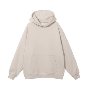 Custom Cotton Drop Shoulder Men'S Hoodies OEM Heavyweight Plain Pullover Men Blank Oversized Hoodie