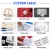 YITE High Quality Cotton Boxy Zipup Hoodie Heavyweight Oversized Double Zipper Hoodies Custom Men Cropped Full Zip up Hoodie