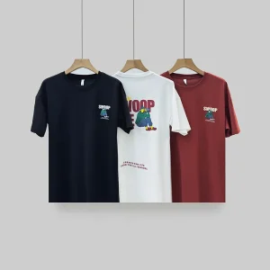 Trendy Oversized Men's Print T-Shirt Breathable Loose Fit Cotton Tops for Summer T Shirt for Men