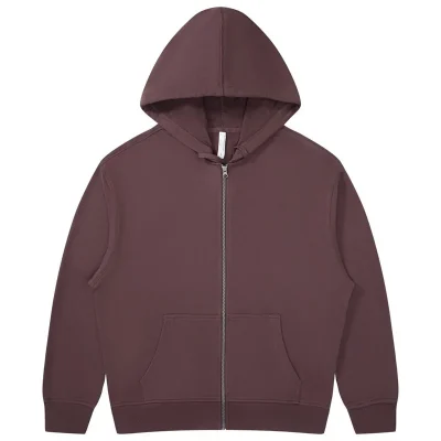 High Quality 330 GSM Terry Colorful Print with Hooded Collar Zip up Hoodies