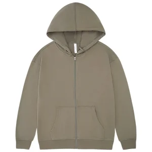 High Quality 330 GSM Terry Colorful Print with Hooded Collar Zip up Hoodies