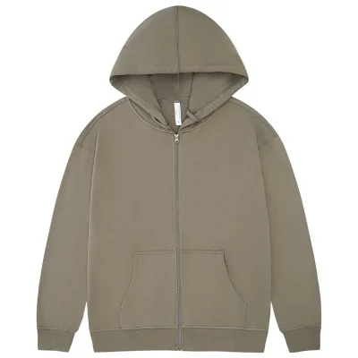 High Quality 330 GSM Terry Colorful Print with Hooded Collar Zip up Hoodies