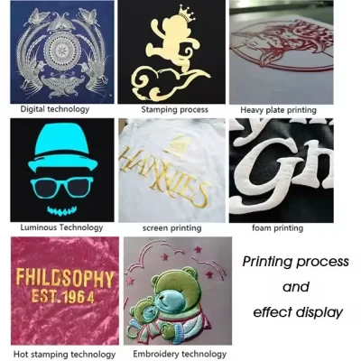 Wholesale Custom 3d Print Hoodie Oversized Men's Pullover Hoodies Sweatshirts Foam Printing logo Heavyweight Puff Hoodies