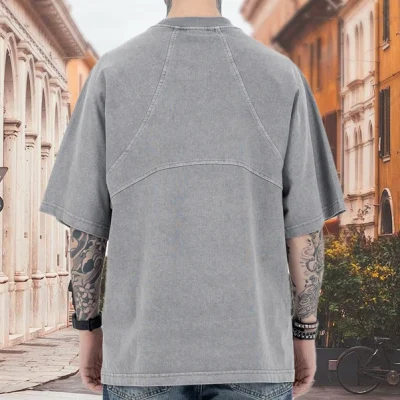 Designer Clothes Men Heavy Cotton T-shirt Screen Printing Oversized t Shirt Manufacturing
