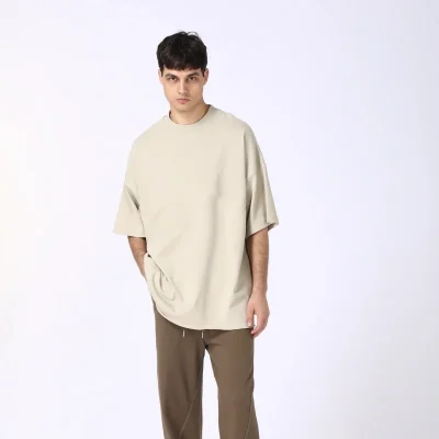 High Quality Pure Cotton Custom logo Printing Custom T-shirt Printing Plain Oversized Men's T-shirt
