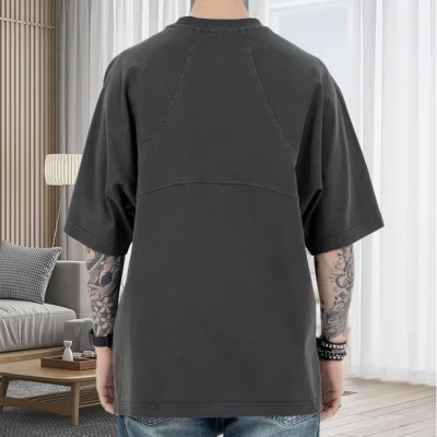 Designer Clothes Men Heavy Cotton T-shirt Screen Printing Oversized t Shirt Manufacturing
