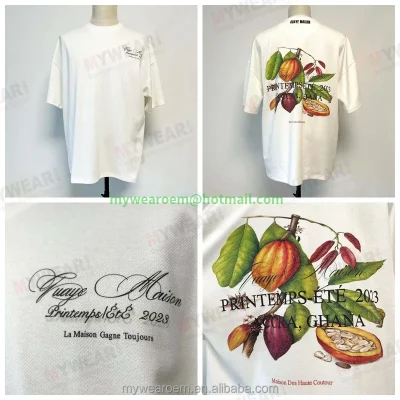 Custom t Shirt Men Printed Tshirt O-neck T-shirt High Quality Casual Man Shirt Wholesale Customized Design Private Label