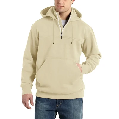 Wholesale Men's Hoodies & Sweatshirts Custom Plain Hoodies Blank Cotton Polyester Men Plus Size Oversized Zipper Men Hoodie