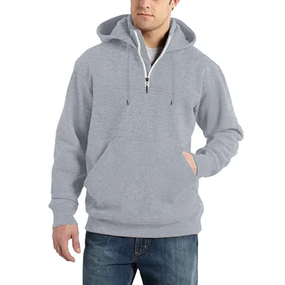 Wholesale Men's Hoodies & Sweatshirts Custom Plain Hoodies Blank Cotton Polyester Men Plus Size Oversized Zipper Men Hoodie
