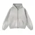 Custom High Quality Streetwear Hoodie Fleece Blank up Vintage Double Layer Acid Wash Sun Faded Distressed Pockets Hoodies