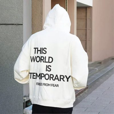 Men's printed hoodie