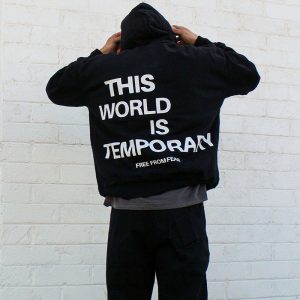 Men's printed hoodie
