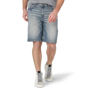 A13e5757b47e54191afbbd914289a0becD.webp Hip Hop Baggy Fit Short Length Denim Pants Men Straight Leg Washed Jeans Shorts Pants for Men Casual Wear Denim Shorts for Men