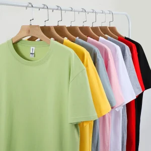 Custom Unisex  Round Neck Soft Plain 100% Cotton T-Shirts