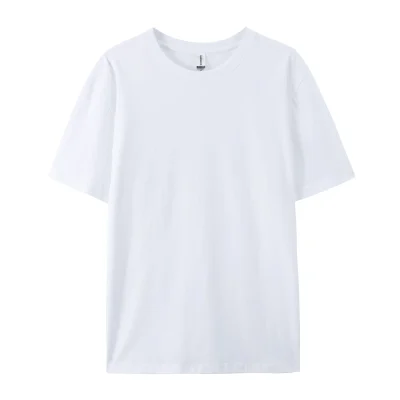 Custom Unisex  Round Neck Soft Plain 100% Cotton T-Shirts