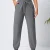 Women's Plus Size Casual Sports Pants Elastic Waist Loose Breathable Quick-Drying Slimming Fitness Rope-Drawing Running Pants